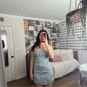 Princess Polly Blue Floral Dress